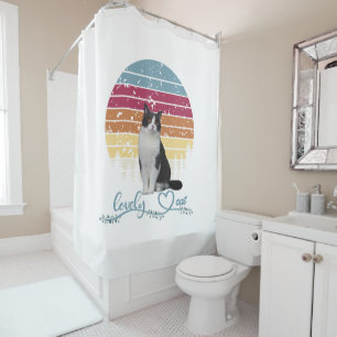Lovely Cat Shower Curtain