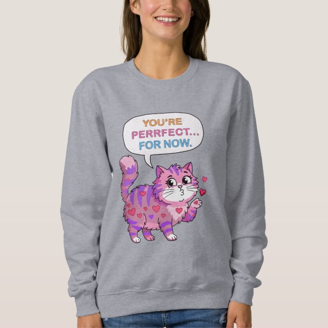 Lovely cat sweatshirt (Front)