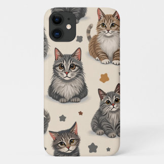 Lovely Cats Case-Mate iPhone Case