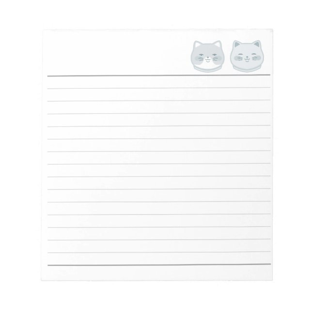 Lovely Cats Notepad (Front)