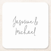 Lovely Chic Calligraphy Couple Names