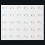 Lovely Chic Calligraphy Couple Names  Wrapping Paper<br><div class="desc">You Can Easily Change the Fonts,  Background Image and Colour,  Letter Characters.</div>