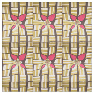 Lovely Coffee Brown  Spates African Print design Fabric