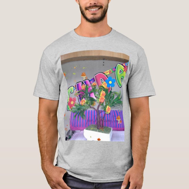 Lovely Colourful Birthday Art Print T-Shirt (Front)