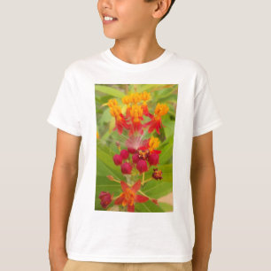 Lovely Colourful Floral with Milkweed Art Print T-Shirt