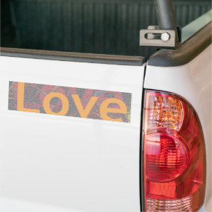 Lovely Colours Customise Product Bumper Sticker
