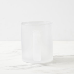 Lovely couple  frosted glass coffee mug