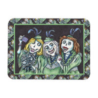 LOVELY CREEPY ZOMBIE BRIDESMAIDS TAKING A SELFIE
