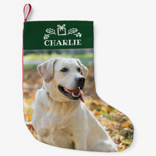 Lovely Custom Photo Pet Dog Small Christmas Stocking