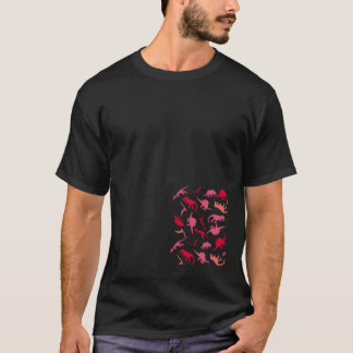 Lovely Cute Dino T-rex Dinosaur Men Women Boys Gir T-Shirt