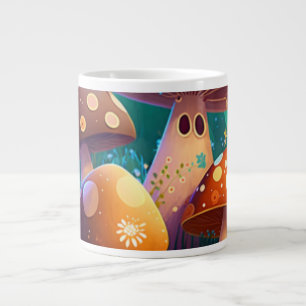 Lovely cute mushrooms   large coffee mug