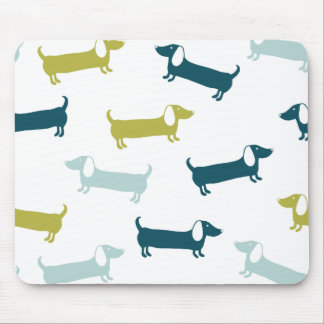Lovely dachshunds in great colours mouse pad