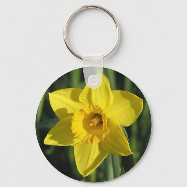 Lovely Daffodil Key Ring (Front)