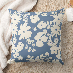 Lovely Daisies Pattern Custom Background Colours Cushion