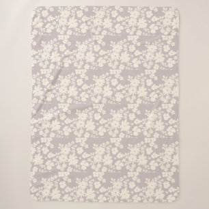 Lovely Daisies Pattern Custom Background Colours Sherpa Blanket