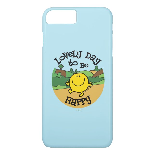 Lovely Day To Be Mr. Happy Case-Mate iPhone Case (Back)