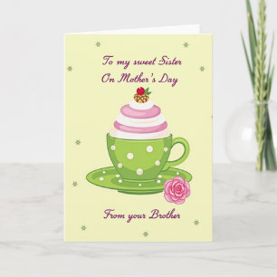 Lovely Dessert Mothers Day Card