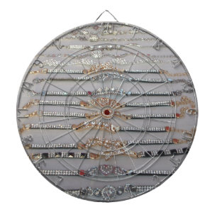 Lovely Diamind Jewellery heart design art collecti Dartboard