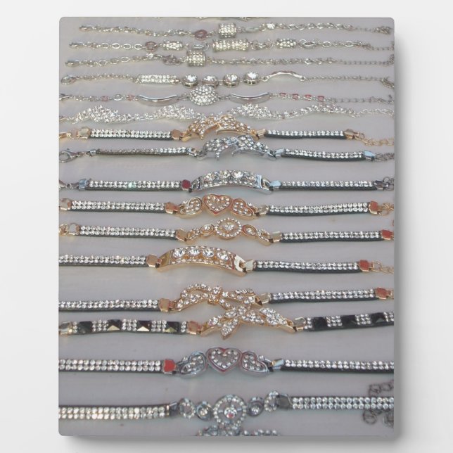 Lovely Diamind Jewellery heart design art collecti Plaque (Front)