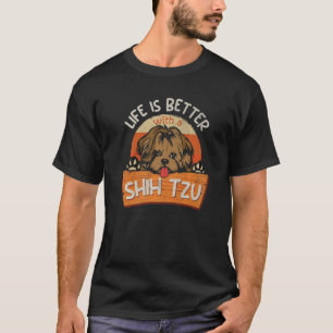 Lovely dog holder clothing dog   shih tzu T-Shirt
