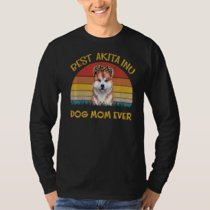 Lovely Dog Holder Dog Best Dog Mum Akita Inu T-Shirt