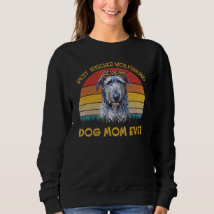 Lovely Dog Holder Dog Best Dog Mum Irischer Wolfs Sweatshirt