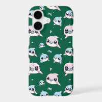 Lovely dolphins - Modern digital pattern design 1