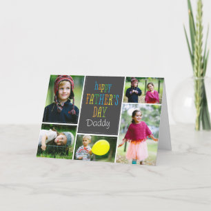 Lovely Dots Father's Day Photo Card