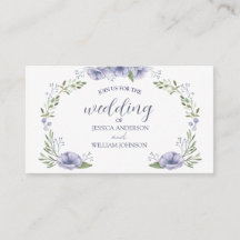 lovely dusty blue floral wedding