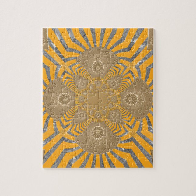 Lovely Edgy  amazing symmetrical pattern design Jigsaw Puzzle (Vertical)