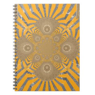 Lovely Edgy  amazing symmetrical pattern design Spiral Notebook