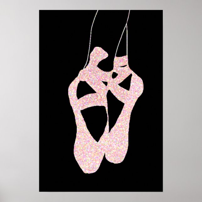 Lovely En Pointe Ballet Shoes Poster - 369 (Front)