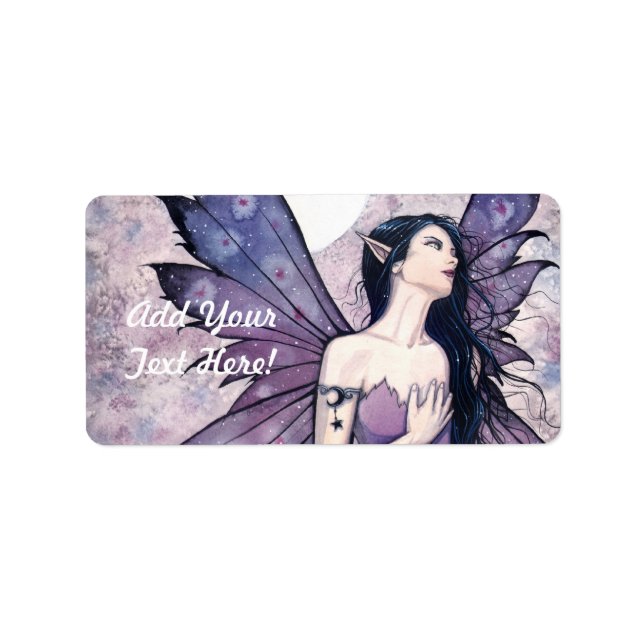 Lovely Fairy Address Labels Gift Tags (Front)