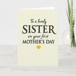Lovely First Mothers Day Card