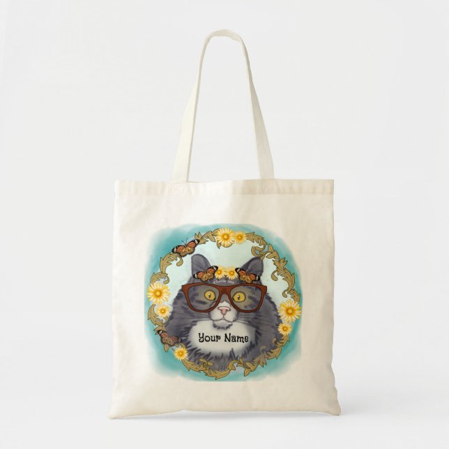 Lovely Floof Cat  Tote Bag (Front)