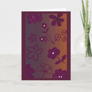 Lovely Floral Design Card