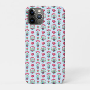 Lovely Floral Mason Jar Hearts Pattern Case-Mate iPhone Case
