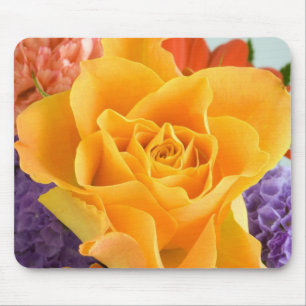 LOVELY FLORAL MOUSE PAD