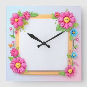 lovely flower clock