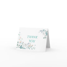 Lovely Flower Frame Thank You