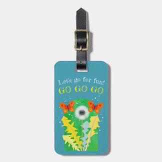 lovely flower tag -dandelion-ラゲッジタグ