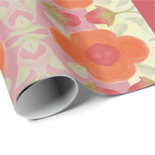 Lovely Flowered Designer Wrapping Paper