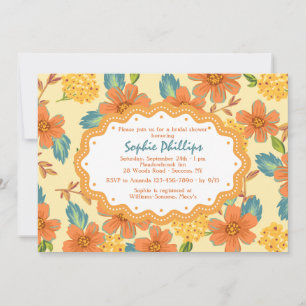 Lovely Flowers Invitation