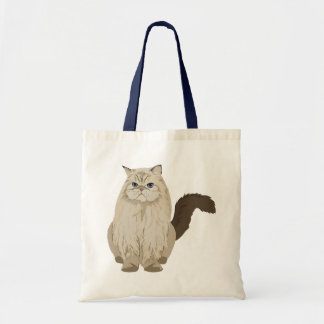 Lovely Fluffy Cat Tote Bag