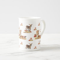Lovely Forest Animals Autumn Art Pattern