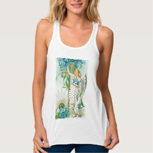 Lovely Forget Me Not Angel Singlet