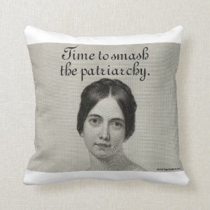 Lovely Funny Feminist Vintage Smash the Patriarchy Cushion