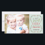 Lovely Garlands Holiday Photo Card - Light Blue<br><div class="desc">Celebrate the season with this modern and stylish holiday photo card from Berry Berry Sweet.</div>