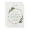 lovely geometric floral wreath wedding
