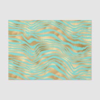 Lovely golden stripes tissue paper